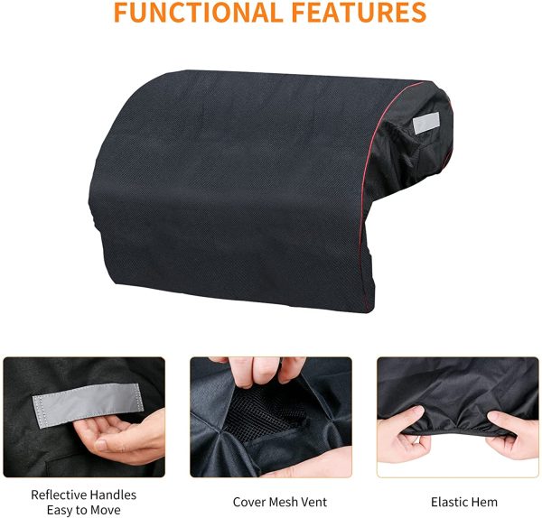 Grill Cover for RCS RJC26A 26 Inch, RMC28 28 Inch, RON30A 30 Inch Built-In Barbecue, Waterproof BBQ Cover Discount - Image 2