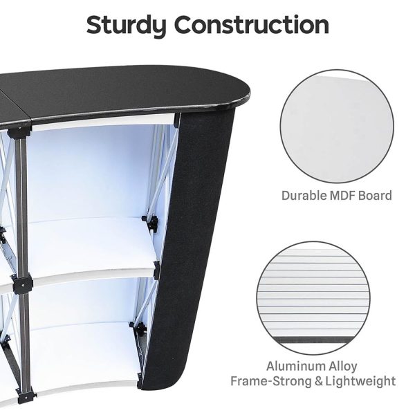 TheLAShop 51 x15 x31  Pop Up Podium Trade Show Exhibit Event Counter on Sale - Image 5