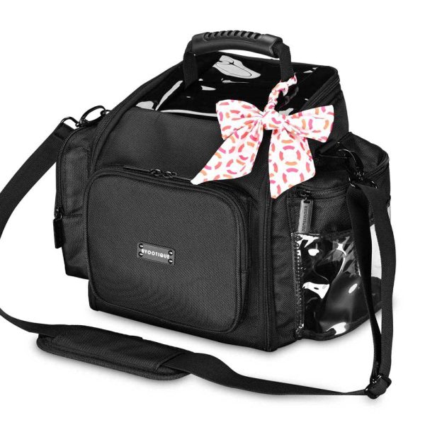 TheLAShop Nylon Makeup Travel Bag Large Compartment 1680D Discount