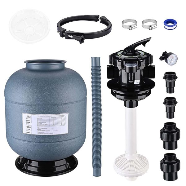 TheLAShop 16  In   Above Ground Pool Sand Filter with Valve For Cheap - Image 2