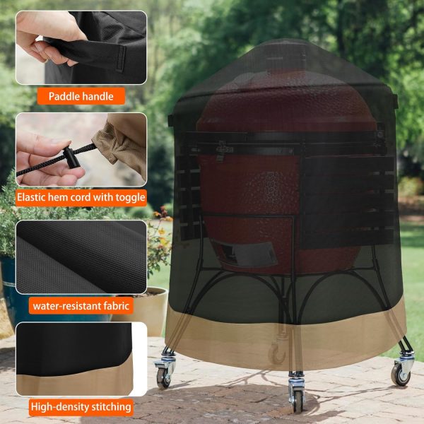 Kamado Grill Cover for Large Big Green Egg, Kamado Joe Classic and Stand-Alone, Large Grill Dome, Louisiana K22, Coyote The Asado Cooker and other Sale - Image 4