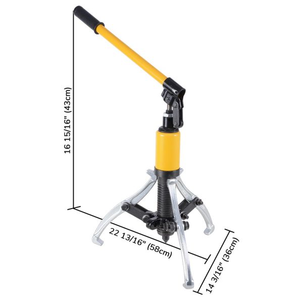 TheLAShop 3-Jaw Hydraulic Gear Puller Changeable Kit w  Case, 5 Ton For Cheap - Image 2