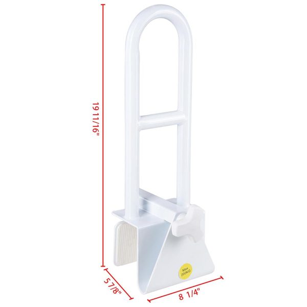 TheLAShop Adjustable Shower Grab Bars Bathtub Rail 440lbs Support Online Hot Sale - Image 2