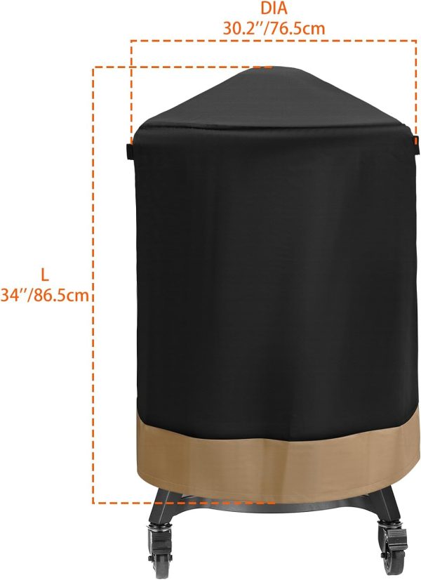 Kamado Grill Cover for Large Big Green Egg, Kamado Joe Classic and Stand-Alone, Large Grill Dome, Louisiana K22, Coyote The Asado Cooker and other Sale - Image 2