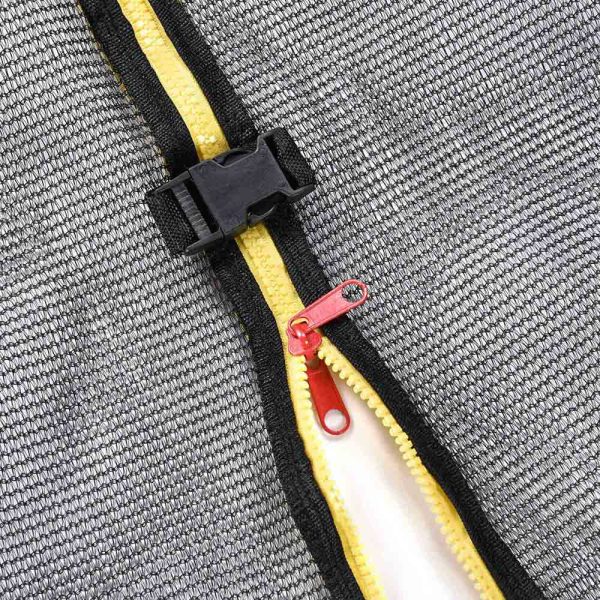 TheLAShop 15  Trampoline Enclosure Safety Net Replacement, 4 Arch 8 Poles Supply - Image 2