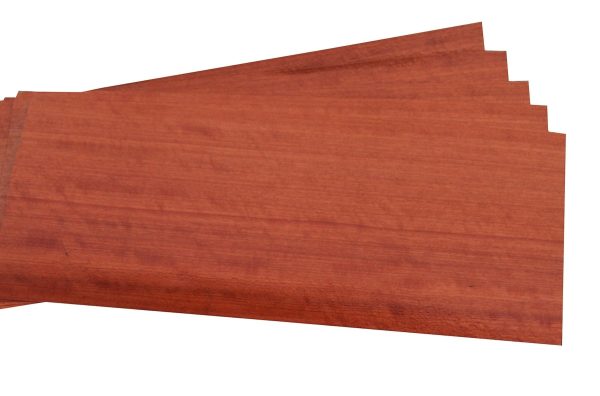 Quartered Figured Makore Veneer Sheet (22-1 2  x 9-1 4 ) Online now