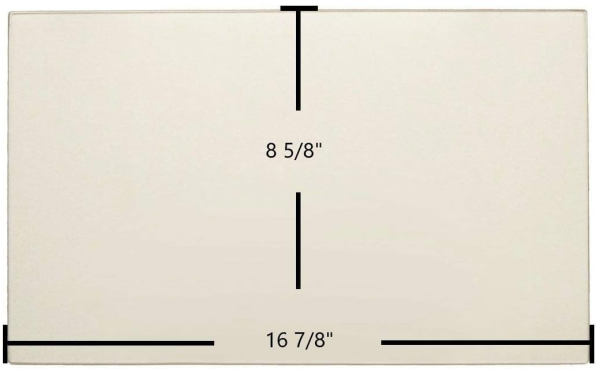 Glass for Drolet Escape 1400, 1400i Wood Stove, 16 7 8  x 8 5 8  Cheap - Image 2