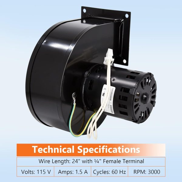 Convection Blower Fan for Napoleon NPS40, NPS45, Timberwolf TPS35 Pellet Stoves, PSCB, W062-0021, W062-0025 Distribution Room Air Blower Cheap - Image 2