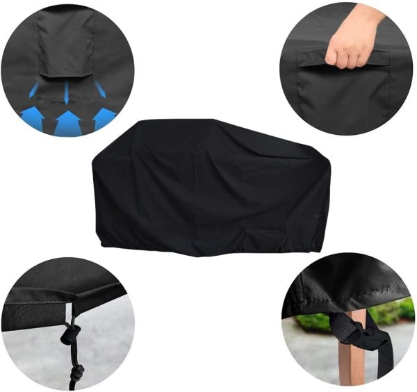 Island Premium BBQ Grill Head Cover fits for Large Island Barbecue Grills, 98 L x 42 W x 48 H For Cheap - Image 4