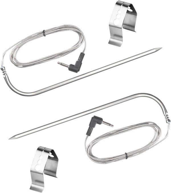 2Pcs Meat Probe Thermometer for Z Grills Wood Pellet Grill and Smokers Hot on Sale