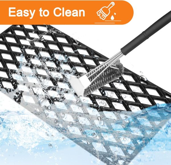 Cooking Grates for Dyna Glo DGH373CRP-D DGF371CRP-D Grill, 3-Pack Premium Cast Iron Replacement Grids on Sale - Image 4