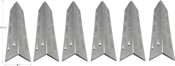 6Pcs Grill Heat Plates for Wolf BBQ, BBQ-2, BBQ36C-LP, BBQ36C, BBQ36BI, BBQ36 BI, BBQ362C-LP, BBQ362BI, BBQ362C, BBQ362BI-LP, BBQ2 Series Gas Grills Cheap - Image 2