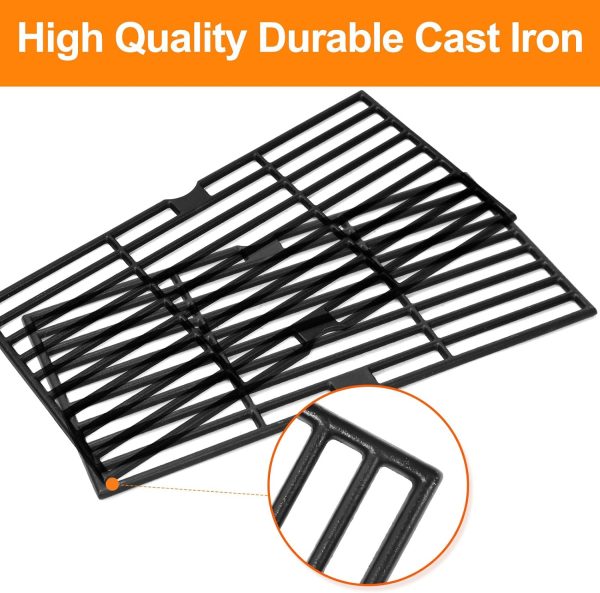 Cooking Grates for Dyna Glo DGH373CRP-D DGF371CRP-D Grill, 3-Pack Premium Cast Iron Replacement Grids on Sale - Image 5