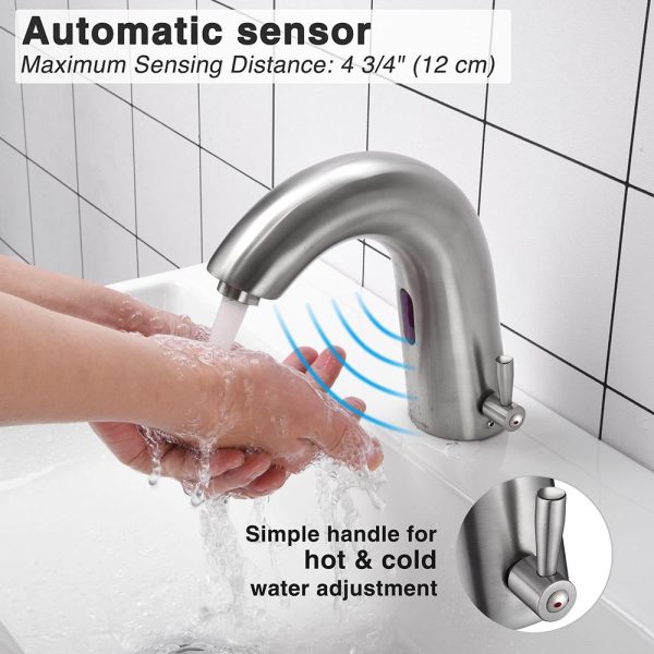 Aquaterior Motion Sensor Touchless Faucet Hot & Cold 7  on Sale - Image 2