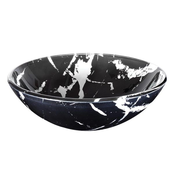 Aquaterior Black Vessel Sink Tempered Glass 16.5  on Sale - Image 4