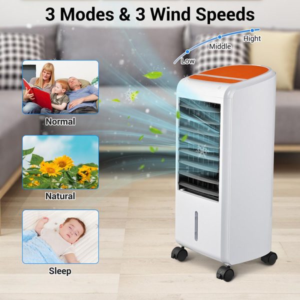 TheLAShop 65W Portable Evaporative Air Cooler Remote Control 6L Tank Online Hot Sale - Image 5