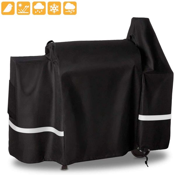 Grill Cover fits for Z Grill L6002B, L6002E Wood Pellet Smoker Grills Online Hot Sale - Image 4