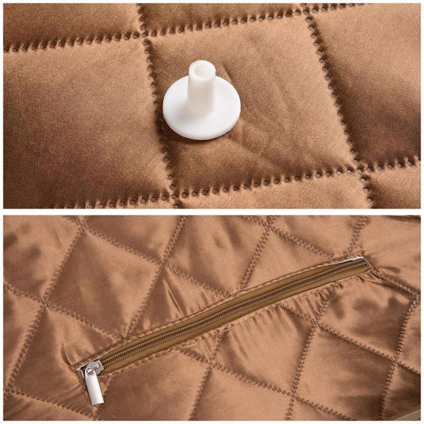 TheLAShop Folding Portable Sauna Tent Personal Steam SPA Brown 2L Online now - Image 5