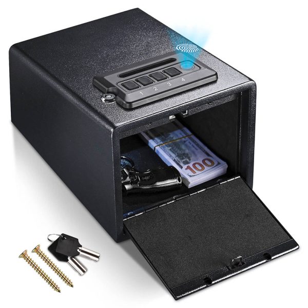 TheLAShop Biometric Digital Gun Pistol Drawer Safe Box Fingerprint Discount
