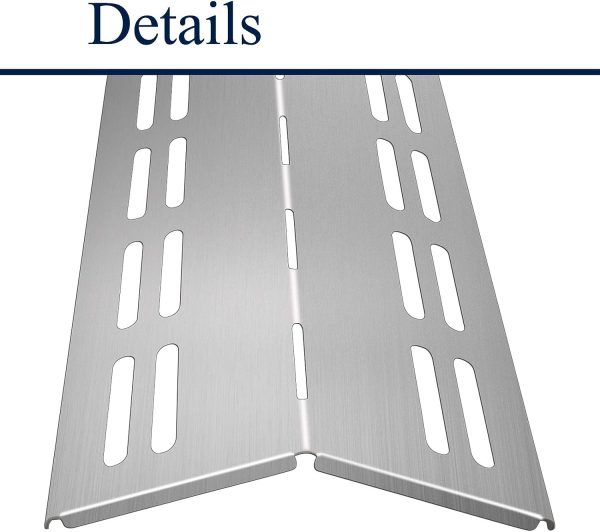 Grill Heat Plates Tent Shields 3Pcs Kit fits for Grill Chef PR364, SS42, SS42-SB, SS48, SS54, SS64, SS525 Gas Grills Online now - Image 4