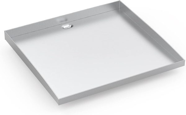 Stainless Steel Griddle for Royal Gourmet Regal GB2000 2 Burner Gas Grill, Flat Top Griddle Replacement Part Supply