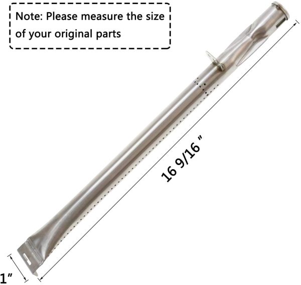 BBQ Repair Kit fits 5 Burner Dyna Glo DGF510PBP, DGF510PBP-D, DGF510SSP, DGF510SBP Grills, Burners and Heat Plates Shield Set Online now - Image 3