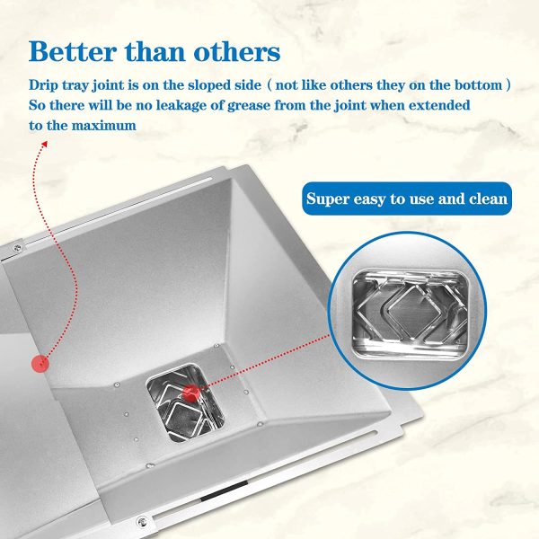 Grease Tray Catch Pan Foil Liner Kit for Monument Grill 2 - 3 Burner Gas Grills Fashion - Image 4