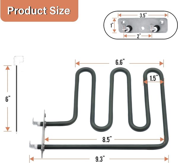 9907120027 Heating Element Kit fits Masterbuilt 40 inch Electric Digital Smokers Hot on Sale - Image 2