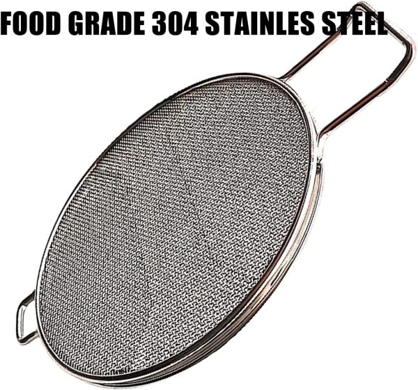 Stainless Steel Splatter Shield for Ninja Foodi IG651, IG600, IG601 Smart XL Pro 7-in-1 Indoor Grill Air Fryers For Sale - Image 3