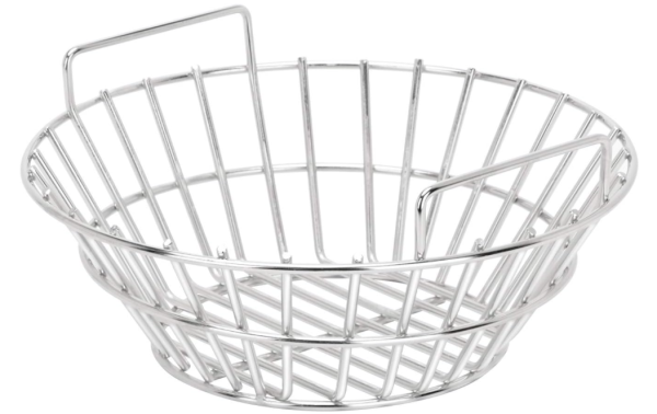 Charcoal Ash Basket Stainless Steel Charcoal Holder with Handles for Medium Big Green Egg Kamado Grill For Sale