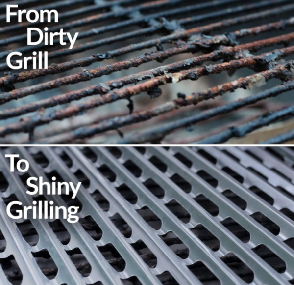 Food Grade Aluminum Disposable Grill Grate Liners, Pack of 12 BBQ Grill Toppers Liners (12 x 20 Inch) Sale - Image 2