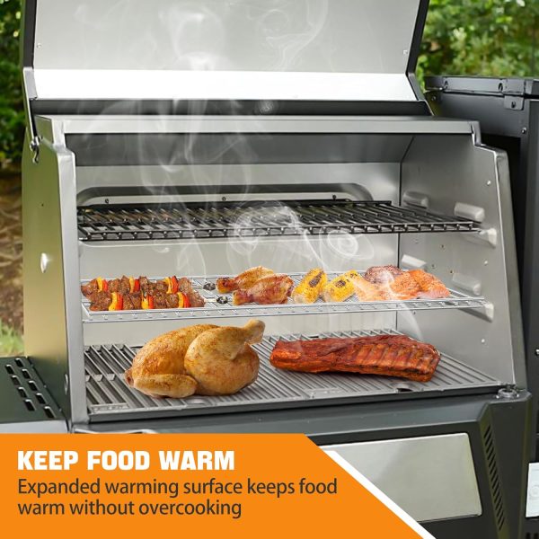 Warming Rack for Masterbuilt Gravity Series 560 Digital Charcoal Grill and Smoker, Set of 2 For Discount - Image 3