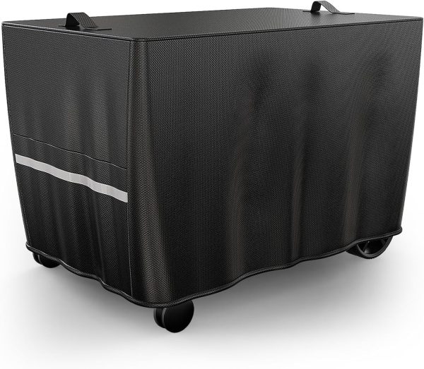53 X 25 X 32 Inch Pizza Oven Cart Table Cover, Waterproof Patio BBQ Grill Cart Stand Cover for Keter Unity XL Portable Outdoor Table Supply