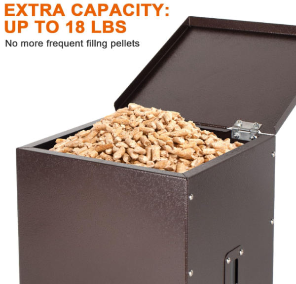 Pellet Grill Hopper Extension for Traeger Pro Series 22, 34, 575, 780 Grill, Tailgater 20, Junior 20, Bronson Wood Pellet Grill and Smoker Online now - Image 2
