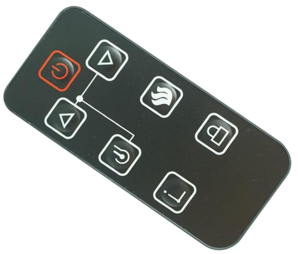 Replacement Remote Control for FEBO E3001, FEB-1 ZHS-30-B, 384-15A-20-13E, F18-I-008-018C LED 3D Flame Electric Infrared Fireplace Space Heater Fashion