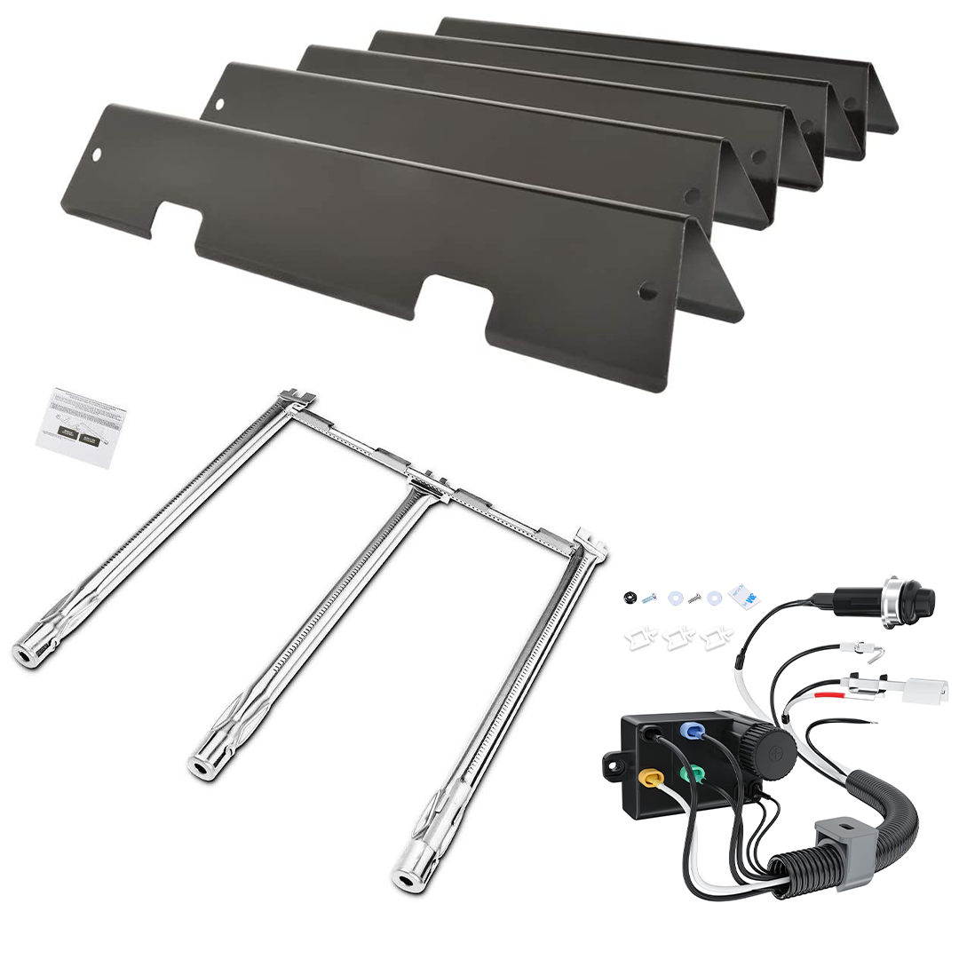Repair Kit for Weber GS4 Spirit II E-310, II S-310, II 300 Series, 67025 Burners + 67046 Flavorizer Flavor Bars + 67053 Ignition Kit Grill Parts For Cheap
