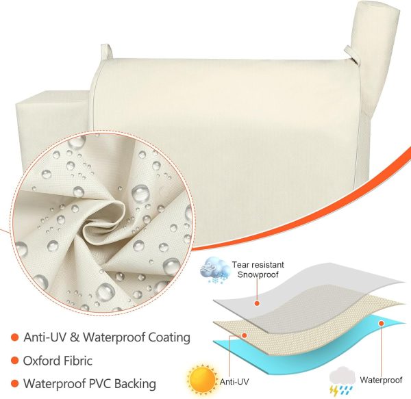 Grill Cover for Traeger Pro 34 780, Texas Elite 34, Eastwood 34 Series Pellet Grills, Z Grills 700 550 600, 600D Fade Resistant Full Length Cover Discount - Image 4
