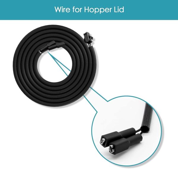 Hopper Lid and Wire Door Switch Kit for Masterbuilt Gravity 560, 800, 1050 XL Series Digital Charcoal Grill + Smokers Supply - Image 3