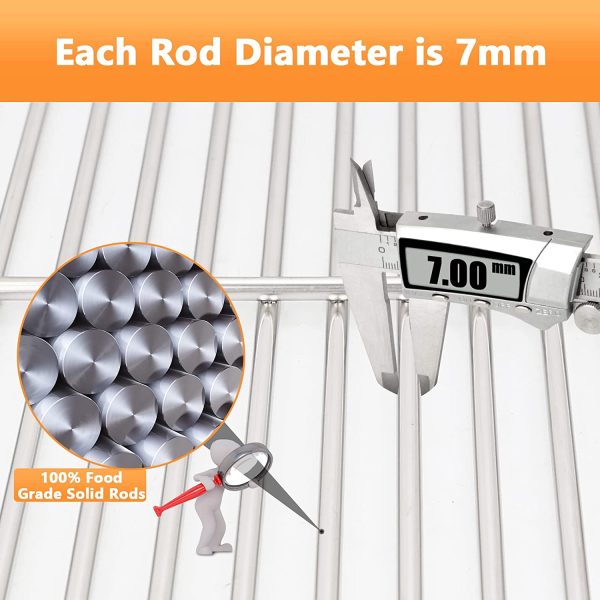 Grill Grates Kit for Vermont Castings CF9030, VM400XBPC, VCS3006, VCS3506, VM400, VM406, VC30, VCS3505, CF9030LP, VC3505 Gas Grills Hot on Sale - Image 2