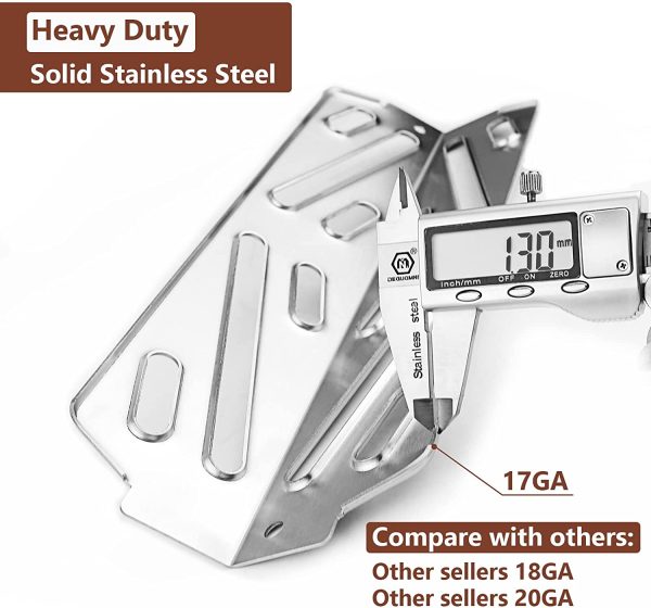 Heat Deflectors for Weber 66040, Genesis II 300 Series II E-310, II E-315, II E-330, II E-335, II S-310 Gas Grills, 17 GA Stainless Steel on Sale - Image 3