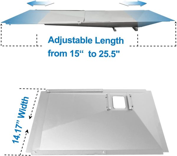 Grease Tray Catch Pan Foil Liner Kit for Backyard 2 - 3 Burner Gas Grills Discount - Image 3