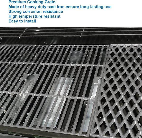 Cooking Grates for Backyard GBC1449W-C, GBC1449WBS-C, GBC1449WP-C, GBC1449WRS-C 4 Burner Gas Grill For Cheap - Image 4