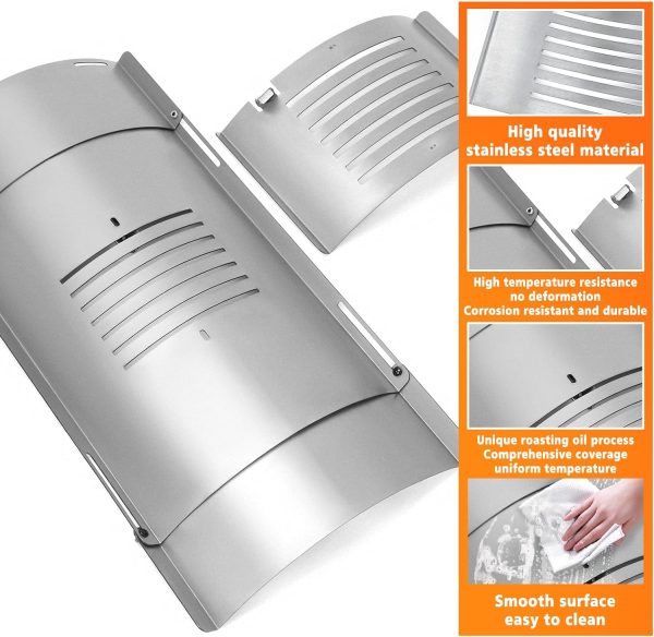 Flame Broiler Slide Cover Bottom Kit for Pit Boss All 820 850 Series PB820, PB820FB, 500SP, PB820S, PB820XL, 820SP, PB850G, PB850CS1 Pellet Grills Fashion - Image 4
