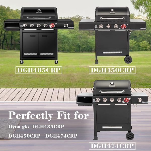 Cast Iron Cooking Grates for Dyna Glo DGH485CRP, DGH450CRP, DGH474CRP, DGB495SDP, DGH483CRP 5-Burner Propane Gas Grills Discount - Image 5