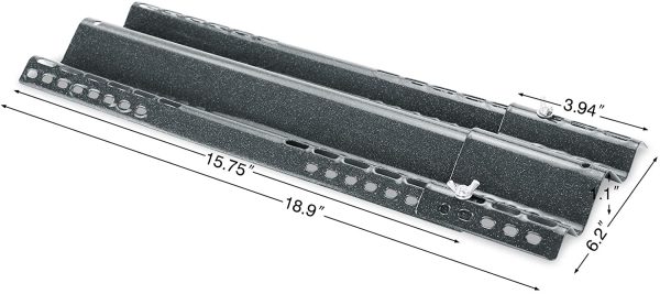 Adjustable Heat Tents for Huntington 6825-64, 6825-67, 6825-84, 6825-87, Patriot 440, Patriot 490, Rebel 490S 4 Burner Grill Fashion - Image 3