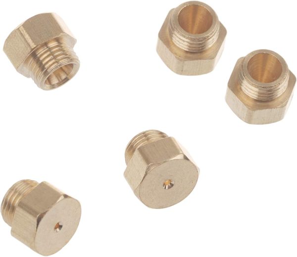 20Pcs Brass Jet Nozzles, 0.5mm and 0.68mm Nozzle Hole, Propane LPG Natural Gas Conversion Kit fits Weber, Nexgrill, Char-Broil and more grills For Discount - Image 4