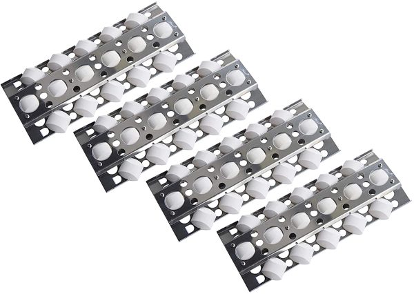 4 Pcs Grill Briquette Tray Heat Plates Kit for Capt N Cook CG4CKW, CG3CKW, CG3TCBN, CG4TCBN, CG5TCBN, CG5TDN, etc Gas Grills, 16 1 2  x 6 1 2  For Cheap