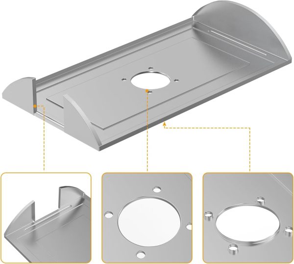 60546 Diffuser Plate fits for Pit Boss 1000, 1100, 1150, 1600 Series Wood Pellet Grills For Sale - Image 5