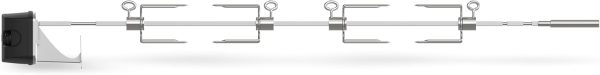 BBQ Grill Rotisserie Kit fits for Weber Searwood XL 600 Series and Genesis 400 and Genesis II 400 Series Grills Supply