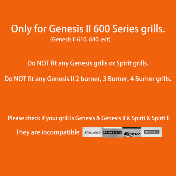 Burner Tubes Kit for Weber Genesis II 6 Burner Grills, Genesis II E-610, Genesis II LX E-640, Genesis II LX S-640 Gas BBQ Grills Parts Online Hot Sale - Image 2